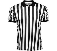 Générique Survetement Homme Ensemble - Ensemble Officiel de Maillot rayé et de Pantalon Noir pour Arbitre Confort et Style ultimes pour Les événements Sportifs (White XXL)