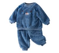 Générique Survêtement pour Enfants Garçons Et Pull Hiver Fashion Ensemble Ado Garcon Vêtements De Street Dance Tenue Sport Enfant Garçon Bebe Fille 0-3 Mois Automne 3 Pcs (Bleu,12-18 Mois)