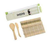 Générique Sushi Making Mold Set - Food Grade PP, Wood Wooden Roller Pad