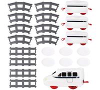 Générique Sushi Train Toys - ABS Electronic 12.5cm Modular Track Train Set | Rotating Sushi Conveyor Playset, Educational Assembly Toy for Children | for Party Sushii Display Table Swing Plate Learni