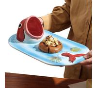 Générique Sushi Tray Ceramic Plate, Hand-Painted Salad Dish Set, Elegant Kitchen Serving Platter for Home Dining, Hotel Buffet, Japanese Food Presentation, Lunch Dinner Party Restaurant Table Decor