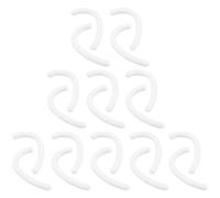 Générique Suspendre en Caoutchouc Blanc Coussinets Anti- 10 Paires de Crochets Légers et Portables pour Oreille Confortable pour Masque