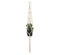 Générique Suspension de Plante en macramé Artisanal Panier Suspendu Corde Coton Support Pot Fleurs décoratif pour la décoration intérieure
