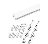 Générique Suspension for Tableaux avec Anneaux de Fixation Murale/Plafond, idéal for Les musées et galeries d'art.(Milk-200cm,110cm/43.31 in)