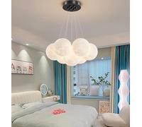 Générique Suspension moderne à LED en forme de boule bulles(Neutral light,Black 7light 12cm)