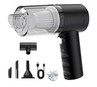 Générique Sverluus Aspirateur à Main,120W Powerful Suction Small Car Vacuum Cleaner Mini Dusts Buster, with USB,sans Fil Aspirateur Portable USB Rechargeable pour Poils d'animaux,Voiture,Maison
