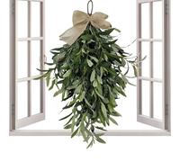 Générique Swag d'olive Artificiel - Pendant Mural des Artificielles, Décoration De La Guirlande De Vacances, 60 Cm / 23,62 Pouces Verte Swag Wreath | Décoration De La Guirlande De Vacances pour Le