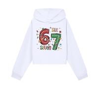 Générique Sweat à Capuche 67 Court en Coton Bio Doux liseré élégant idéal pour Le Printemps/été pour(4-16Y) Sweatshirt Convient aux Enfants Unisexe