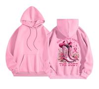 Générique Sweat à Capuche à Manches Longues pour Femme, Motif « Conseil Contre Le Cancer du Sein », Porter au Quotidien ou en Tenue décontractée, en Automne et Hiver. (M)