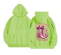 Générique Sweat à Capuche à Manches Longues pour Femme, Motif « Conseil Contre Le Cancer du Sein », Porter au Quotidien ou en Tenue décontractée, en Automne et Hiver. (Green, S)