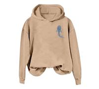 Générique Sweat à Capuche Chaud Confortable Doux Douillet Automne Hiver Molleton Casual Imprimé Mode Cadeau Poche Pull Capuche