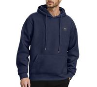 Générique Sweat à Capuche Chauffant pour Homme, 5 pièces, Polaire chauffante avec température réglable, Pull d'hiver Confortable pour Un Usage Quotidien Moi S Sweat Capuche (Navy, XXL)