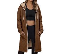 Générique Sweat à Capuche De NoëlSweat-Shirt à Capuche Polaire pour Femme Confort extrême Hiver Coupe décontractée Style Quotidien Douceur et Chaleur optimale (Coffee, L)