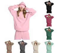 Générique Sweat à Capuche de Voyage en Mode Avion avec Masque pour Les Yeux intégré, Confortable, pour Les Voyages en Avion, Les Vacances, Le Sommeil, Couverture Portable, Unisexe