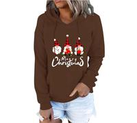 Générique Sweat à Capuche décontracté pour Femmes avec imprimé Coupe Ample col Rond et Manches Longues Parfait pour Un Tendance Quotidien