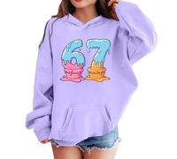 Générique Sweat à Capuche d'halloween pour Fille - Pull imprimé à Manches Longues - Confortable - pour Les Loisirs - Tenue d'hiver pour Les Tout-Petits