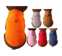 Générique Sweat à Capuche d'hiver avec Poches, Manteau Chien Hiver Petite Taille, Sweat-Shirt vêtements Chauds pour Chat, Pull-Overs Veste pour Chihuahua, pour l'automne et l'hiver par Temps Froid D