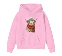Générique Sweat à Capuche Enfant Fille NoëL Hiver 3-14 Ans Sweat à Capuche Enfant Fille La Mode DéContracté ImpriméS Chic Dessins AniméS Pullover Casual Confort Baggy Sweatshirts(3-4 Ans)