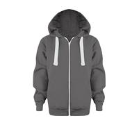 Générique Sweat a Capuche Enfant Garcon de Jogging pour Enfants Pulls Coton Casual Haut Mignon Col Rond Tops Couleur Unie Pull Ado 7-14 Ans