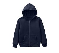 Générique Sweat a Capuche Enfant Garcon Unisexe en Coton Printemps Automne Couleur Uni Sweats Manteau Col Rond Tops de Unie pour Filles et garçons