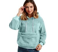 Générique Sweat A Capuche Femme avec Poche pour Petit Chat Et Chien | Hiver Pull Doux Porte-Animal | Sweat Polaire Ideal pour Maîtresse d'animal | Confortable Et Chaud Bleu Ciel,M
