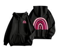 Générique Sweat a Capuche Femme Cancer du Sein Blouson Vetements Sweatshirt Sweats À Femmes Vêtements Pulls, Gilets Et De Sport pour Veste en Zippé Sweat-Shirt Hoodie Vêtement Top Legere Ete Vetement