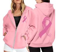 Générique Sweat a Capuche Femme Cancer du Sein Sportswear Veste De Sport Sweatshirts Sweats À Pulls, Gilets Et Sweat-Shirt Femmes Vêtements Legere Ete Vetement Sweatshirt Top en Zippé pour Vetements