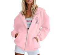 Générique Sweat a Capuche Femme Cancer du Sein Vetement Sport Vest Sweats À Top Veste Vêtements De pour en Zippé Sweat-Shirt Pulls, Gilets Et Blousons Femmes Sweatshirt Sweatshirts Sweet Sportswear
