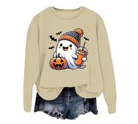 Générique Sweat a Capuche Femme Oversize Hoodie Déguisement Halloween Citrouille Vetement Veste Pull Automne Vêtements Sweats T Shirt Sweat-Shirt