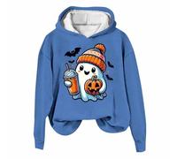 Générique Sweat a Capuche Femme Oversize Tshirt Halloween The Pumpkin Spice Café Tee Shirt Deguisement Pull Orange Costume Citrouille Vetement Veste Vêtements Cafe