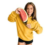 Générique Sweat à Capuche Femme Pull Grande Poche Avant et Poche Écouteurs Confort Pratique pour la Musique pour Le Sport et Les Transports