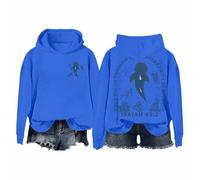 Générique Sweat à Capuche Femme Pull Imprimé Requin Chrétien Confort pour Un Style Inspirant Idéal pour Les Rencontres et Les Sorties Quotidiennes (Blue, M)