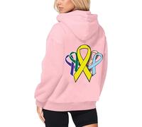 Générique Sweat a Capuche Femme Top du Cancer Sein Sweatshirt Zippé Sweats À Sportswear Hoodie Veste Femmes Vêtements Vestes De Sport Vetement Sweat-Shirt Vest Pulls, Gilets Et en Hoodies Sweet