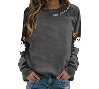 Générique Sweat a Capuche Femme Vetement Halloween Chemise Haut Oversize Veste Pull Vêtements Automne Hiver Rose Deguisement Zombie Déguisement Horreur