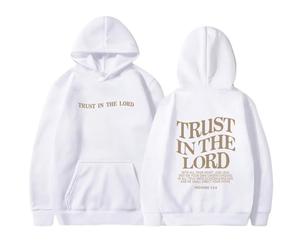 Générique Sweat a Capuche Femme Zippé en Polaire Jesus Trust in The Lord Manches Longues Pull Capuche Décontracté Chic Elegant Hoodie Grande Taille Sweatshirts de Sport