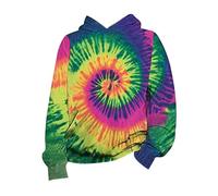 Générique Sweat À Capuche Fille Ado Printemps Et Automne 2-14 Ans Sweat-Shirt À Capuche Enfants La Mode Décontracté Hauts À Manches Longues Imprimé en 3D Tous Les Jours (Green, 13-14 Ans)