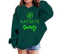 Générique Sweat à Capuche Fille Garçon Sweatshirt Katseye K-Kpop Fan Vêtement de Support Merch Manches Longues Sweat à Capuche Style Coréen Y2K Hip Hop Streetwear Enfant