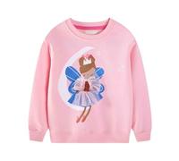 Générique Sweat à Capuche Fille imprimé Ballet, Pull tricoté décontracté Coupe-Vent, Tissu Doux Extensible pour Automne Hiver, Confortable Ample pour Petites Filles de 1 à 12 Ans (6-7 Years)