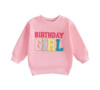 Générique Sweat à Capuche Fille Manches Longues col Rond Lettre vêtement décontracté Automne Doux Confortable Tissu Respirant (3-4 Years)