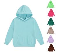 Générique Sweat à Capuche garçon Hoodie léger à Manches Longues avec Poche pour l’école et Les Sorties Sweat à Capuchon Garçon Veste de Survêtement 2-12 Ans