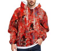 Générique Sweat À Capuche Grande Taille Pull Merinos Grosse Chale Militaire Thermique Papy Brodé Valentin L Electrique Officier Sympa Anime Colore Aime 80 Oreille Geek