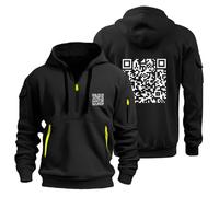 Générique Sweat à Capuche Homme avec Demi Fermeture éclair, Grandes Tailles, Pulls Chaud Décontracté Confortable, Pull de Travail Quotidien, Veste de survêtement d'extérieur, Sweatshirt Multi-Poches