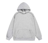 Générique Sweat à Capuche Homme Design Panneau Zippé Épaule Matière Coton Confy Nouvelle Arrivée Automne Hiver Hoodie Homme (Grey, XL)