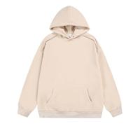 Générique Sweat à Capuche Homme Design Panneau Zippé Épaule Matière Coton Confy Nouvelle Arrivée Automne Hiver Hoodie Homme (Beige, XXXL)