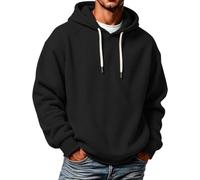 Générique Sweat A Capuche Homme Gaufré Sweatshirt Capuche avec Cordon De Serrage Hoodie Manche Raglan Tombante Confortable Et Respirant Sweats Pull-Over Automne Hiver Sportswear pour Sport Ou Loisirs
