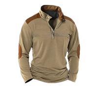 Générique Sweat a Capuche Homme Laine Mérinos Sweatshirt Zippé/À Fermeture Éclair Molleton Sweatshirts Hoodie Pull En Coton Oversize Veste Sport Sweat-Shirt Chaud Et Léger Col Rond Crewneck