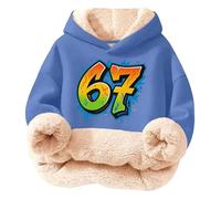 Générique Sweat à Capuche imprimé Multicolore pour garçon, sans Poche Kangourou, doublé Polaire Douce, à Motifs, Confortable au Quotidien.#Y