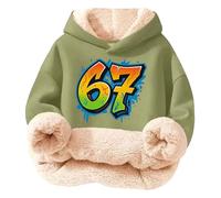 Générique Sweat à Capuche imprimé Multicolore pour garçon, sans Poche Kangourou, doublé Polaire Douce, à Motifs, Confortable au Quotidien.#Y