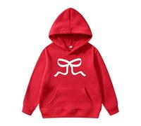 Générique Sweat à Capuche pour Enfants Filles Oversize Confortable Manche Longue Haut vêtements Sportswear Tunique pour Les activités Quotidiennes Maillot de survêtement Mixte bébé