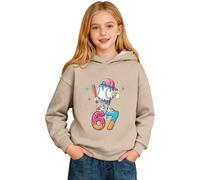 Générique Sweat à Capuche pour Enfants Imprimé 67 Coton Premium sans étiquette irritante adapté pour Les cérémonies pour Sweatshirt Convient aux Enfants Unisexe